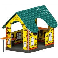 ДОМИК МИНИ тип 4 (Город) для детской площадки МФ 10.01.13-02