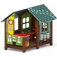 ДОМИК С ЧАСАМИ (Город) для детской площадки МФ 10.01.09-03