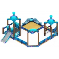 МОРСКОЙ С ГОРКОЙ (H=750) песочный дворик ИО 6.17.01-01