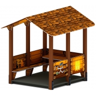 ДОМИК БОЛЬШОЙ 1 (Эко) для детской площадки МФ 10.01.07-02