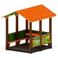 ДОМИК БОЛЬШОЙ 1 (Полянка) для детской площадки МФ 10.01.07-04