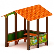 ДОМИК БОЛЬШОЙ 2 (Полянка) для детской площадки МФ 10.01.08-04