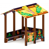 ДОМИК БОЛЬШОЙ 2 (Майя) для детской площадки МФ 10.01.08-03