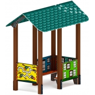 ДОМИК СРЕДНИЙ 1 для детской площадки МФ 10.01.05-01