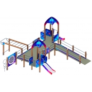 Детский спортивный комплекс ЗАБОТА КОСМОПОРТ (H=750) ДОВ 20.14.01-01