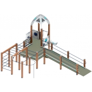 Детский спортивный комплекс ЗАБОТА КОСМОПОРТ (H=750) ДОВ 20.14.02-02