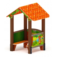 ДОМИК МАЛЫЙ 1 (Полянка) для детской площадки МФ 10.01.01-04