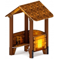 ДОМИК МАЛЫЙ 1 (Эко) для детской площадки МФ 10.01.01-02