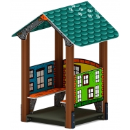 ДОМИК МАЛЫЙ 2 (Город) для детской площадки МФ 10.01.02-01