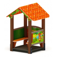 ДОМИК МАЛЫЙ 2 (Полянка) для детской площадки МФ 10.01.02-04