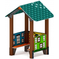 ДОМИК МАЛЫЙ 3 (Город) для детской площадки МФ 10.01.03-01