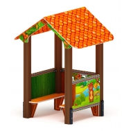 ДОМИК МАЛЫЙ 3 (Полянка) для детской площадки МФ 10.01.03-04