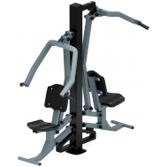 Уличный тренажер ТЯГА ВЕРХНЯЯ+ЖИМ ОТ ГРУДИ (серый) СТ 027-13