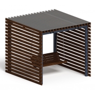 Пергола беседка с качелями МФ 78.01.01 /с поликарбонатом/