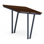 Пергола Тент (наклонная) МФ 77.03.01-01 /без поликарбоната/