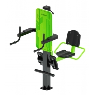 Тренажер уличный ХИПС + МАЯТНИК (зеленый) СТ 023-12