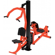 Тренажер уличный ВЕРХНЯЯ ТЯГА + ФЛЕКС (красный) СТ 021-11