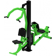 Тренажер уличный ВЕРХНЯЯ ТЯГА + ФЛЕКС (зеленый) СТ 021-12