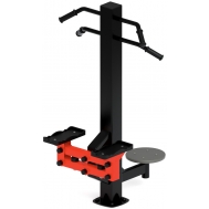 Тренажер уличный СТЕП+ТВИСТЕР (красный) СТ 019-11
