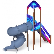 КОСМОПОРТ (Космос) горка тоннельная винтовая (H=2000) ИО 45.14.01-02