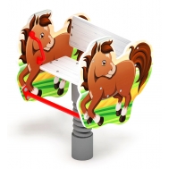 ЛОШАДКА качалка на пружине ИО 22.01.06-01