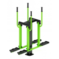 Тренажер уличный ДВОЙНЫЕ ЛЫЖИ (зеленый) СТ 009-12