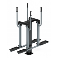 Тренажер уличный ДВОЙНЫЕ ЛЫЖИ (серый) СТ 009-13