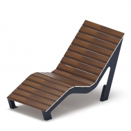 Шезлонг парковый (Темный дуб) МФ 42.03.01-10