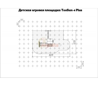 Игровой комплекс Савушка TooSun (Тусун) 4 Plus (горка 2,2 м), фото 8