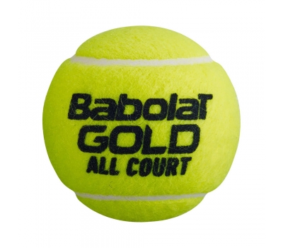 Мяч теннисный BABOLAT Gold All Court 3B, нат. резина, фетр (11.404), фото 1