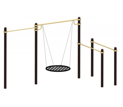 Турник, брусья, качели «гнездо» YSK113