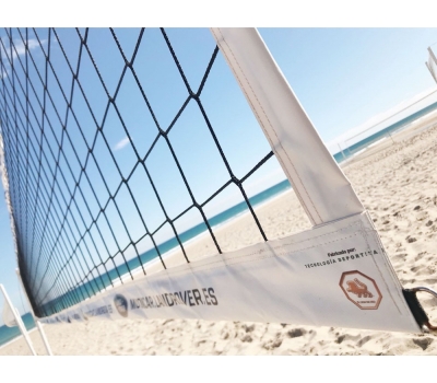 Сетка для пляжного волейбола EL LEON DE ORO, 8.5х1м, нить 3мм ПП (03.215.LD-1)