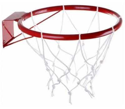Кольцо баскетбольное №5 D=380 мм с сеткой (01.305)