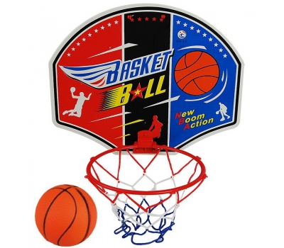 Набор для мини-баскетбола (щит, кольцо, мяч) (01.704)