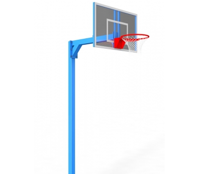 Стойка баскетбольная разборная, с креплением на анкера (01.119), фото 1