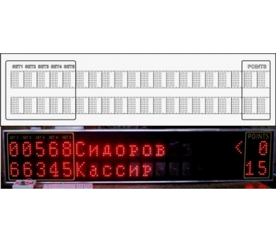 Табло электронное для большого тенниса (11.502)