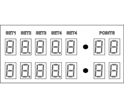 Табло для большого тенниса электронное (11.501)
