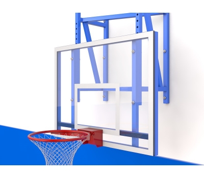 Щит баскетбольный с регулировкой высоты, тренировочный (01.210)