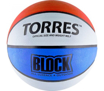 Мячи баскетбольный TORRES Block, фото 1