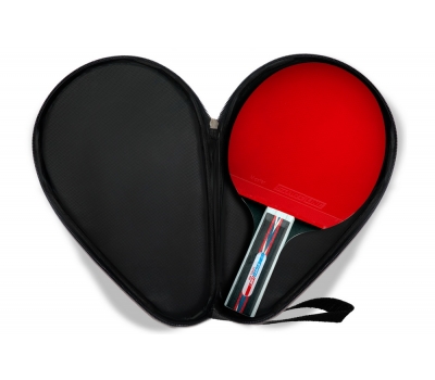 Чехол для теннисной ракетки красный с карманом, фото 1
