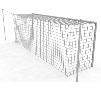 Ворота футбольные стационарные со стойками натяжения для сетки (7,32х2,44 м) (15.104), фото 1