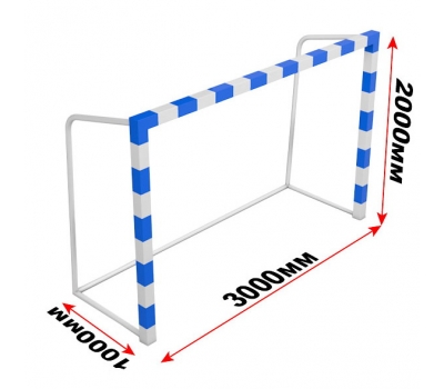 Ворота минифутбольные/гандбольные из профиля 60х60 мм (7.104), фото 1