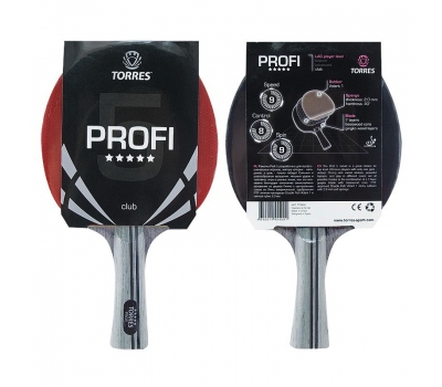 Ракетка для настольного тенниса TORRES Profi 5* (12.217)
