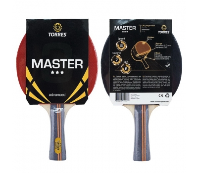 Ракетка для настольного тенниса TORRES Master 3* (12.219)