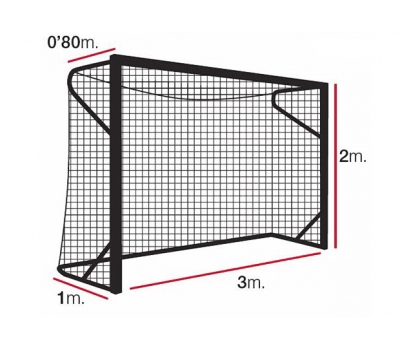 Сетка мини-футбольная EL LEON DE ORO, шестигранная, D=4мм (7.2014), фото 1