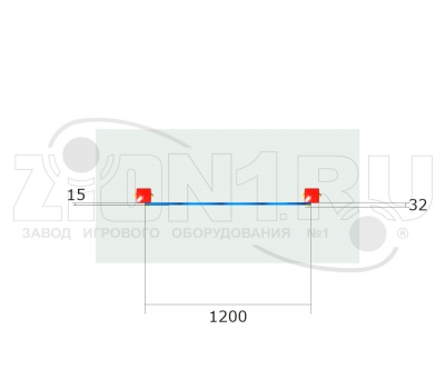 Ограждение детской площадки ZION Космос У2 (ОГД060), фото 4