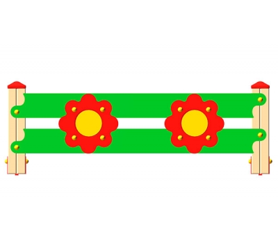 Ограждение детской площадки ZION Цветок (ОГД014)