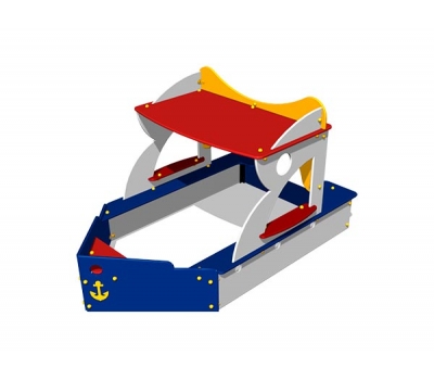 Детская песочница-макет ZION Кораблик (П011)