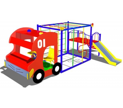 Игровой макет-комплекс ZION Пожарная машина (ИМ035)