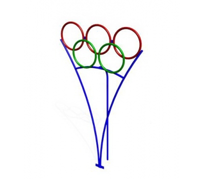 Мишень для бросания мяча ZION Олимпийские кольца (СЭ104)